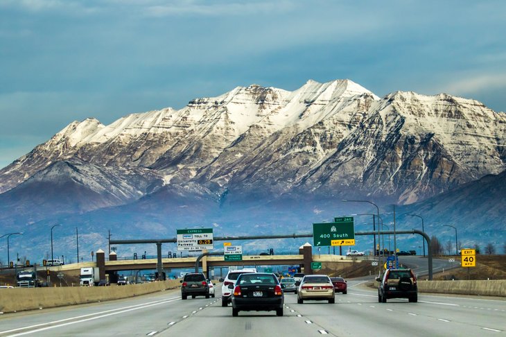 voitures dans l'Utah