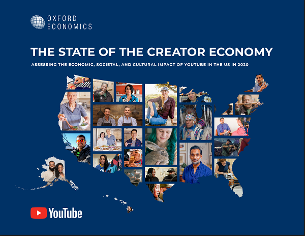 rapport youtube sur l'état de l'économie des créateurs