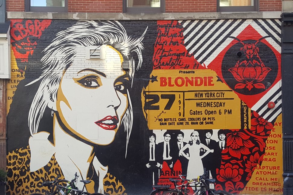 blondie mural
