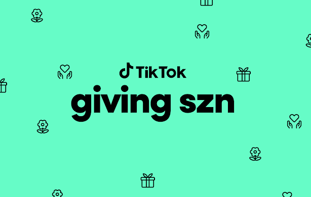 Bannière de la saison des dons TikTok
