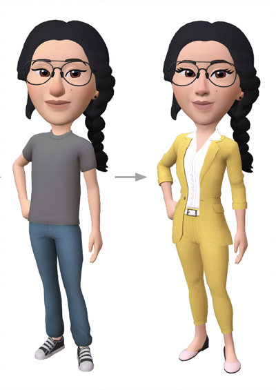 Meta 3D avatars