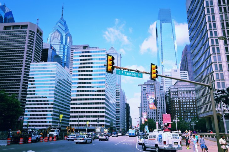 Paysage urbain de Philadelphie