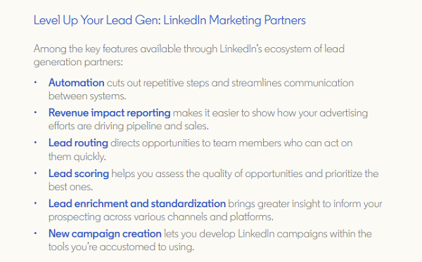 Guide des formulaires LinkedIn Lead Gen