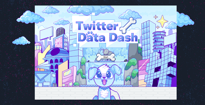 Twitter Data Dash game