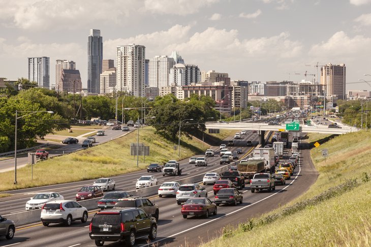 Traffic in Austin, Texas
