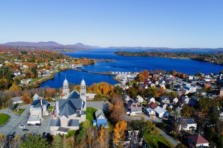 Lake Memphremagog in Newport, Vermont