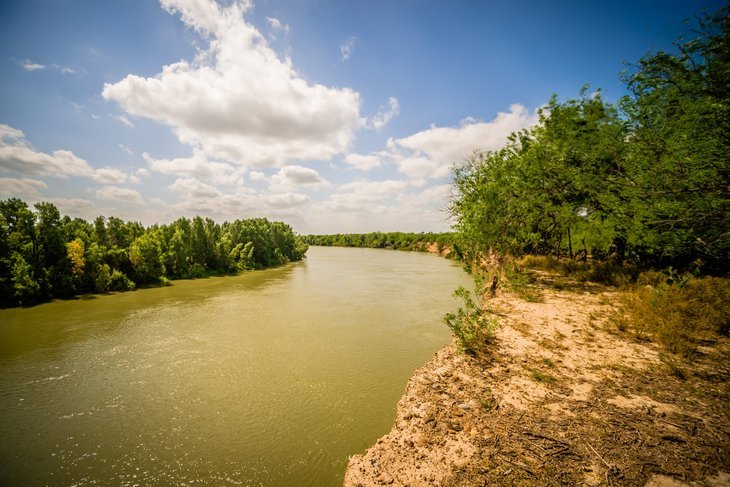 Rio Grande River in McAllen Texas