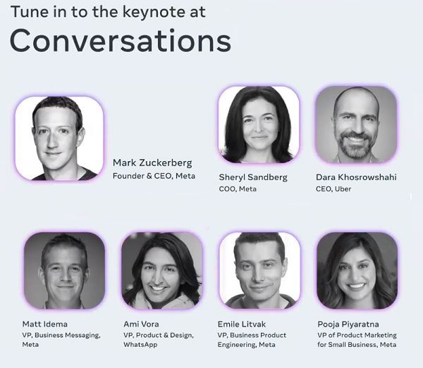 Conversations line-up - Business Messaging Conference