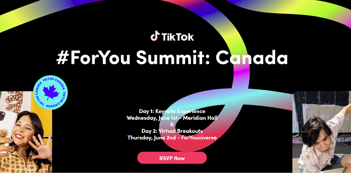 TikTok For You Summit Canada