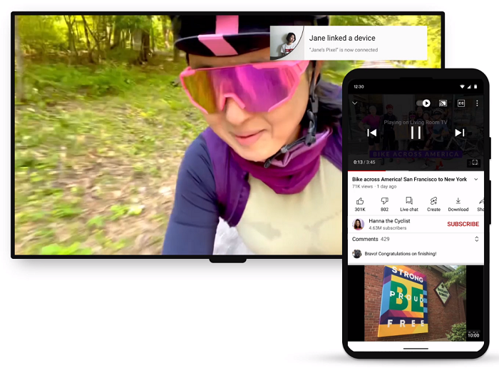YouTube second screen - Connect Your Mobile Device with Your TV