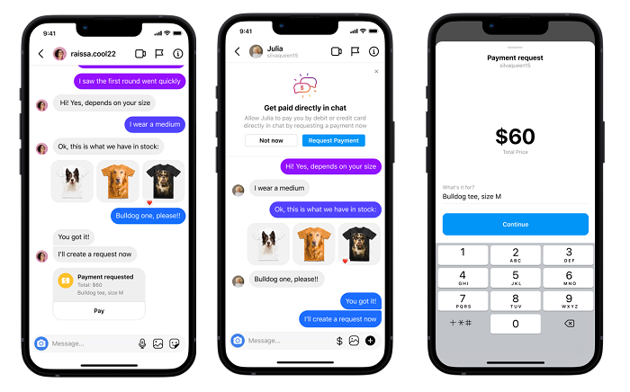 Messenger SMB payments