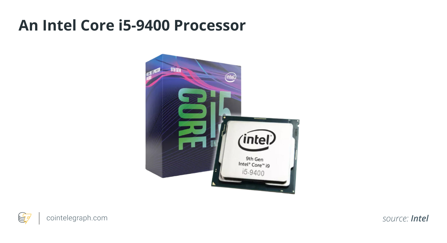 An Intel Core i5-9400 Processor