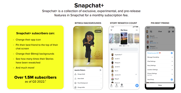 Snapchat Q3 2022 report