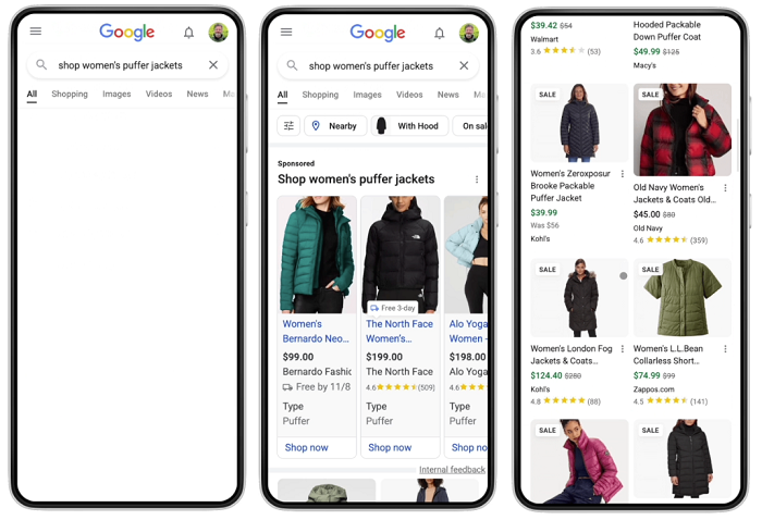 Google Shopping update