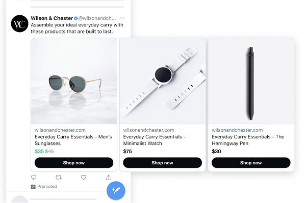 Twitter Dynamic Product Ads