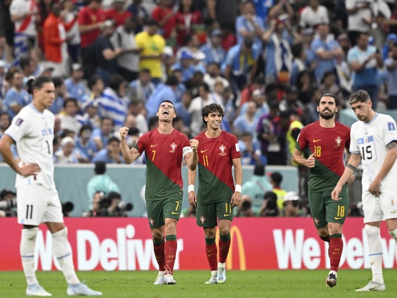 FIFA World Cup Uruguay vs Portugal Highlights Bruno Fernandes Nets