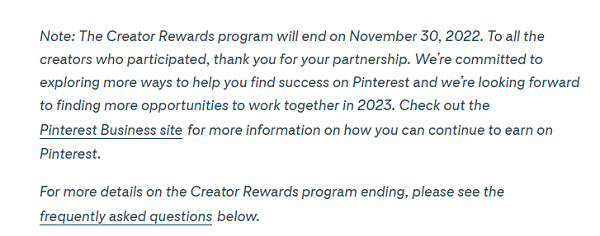 Pinterest Creator Rewards