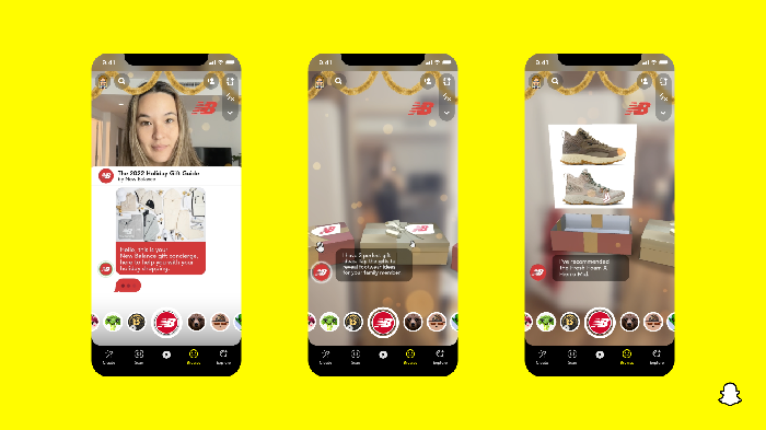 Snapchat New Balance Lens