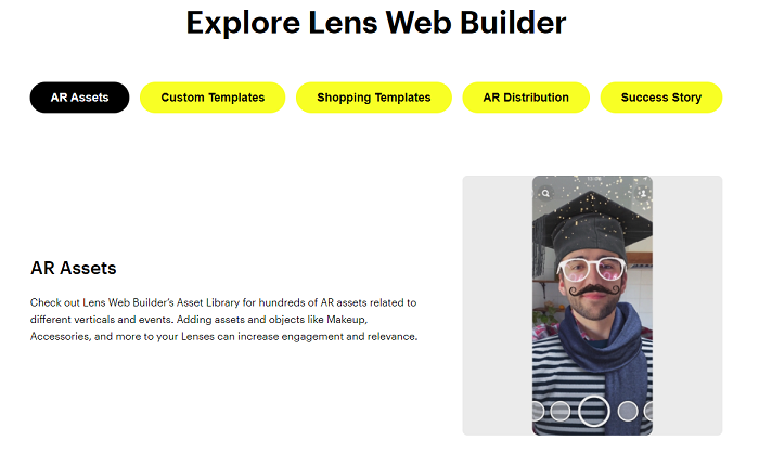 Snapchat Lens Web Builder