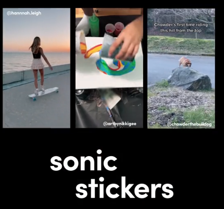 TikTok Sonic Stickers