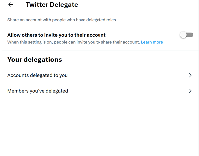 Twitter Delegates