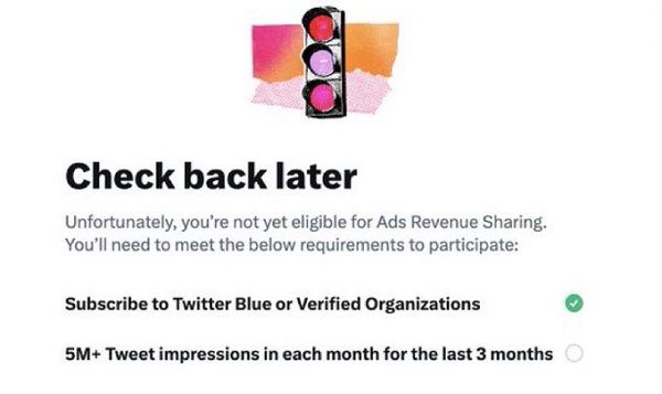 Twitter ad revenue share program