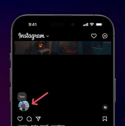 Instagram Notes in feed