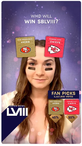 Snapchat Super Bowl 2024